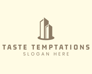 Modern Real Estate Building logo design