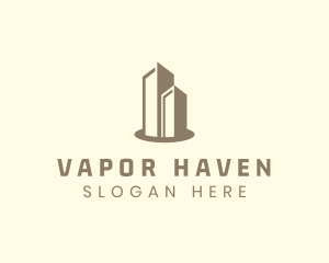 Modern Real Estate Building logo design