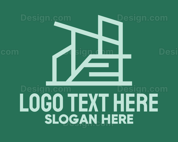 Geometric Modern Building Logo