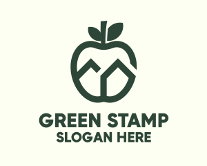 Green Apple House  logo design