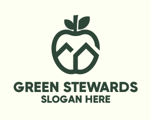 Green Apple House  logo design