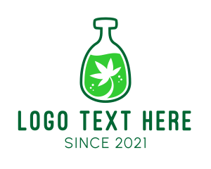 Cannabis Oil Bottle  logo