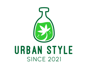 Cannabis Oil Bottle  logo