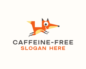 Cute Fox Animal logo design