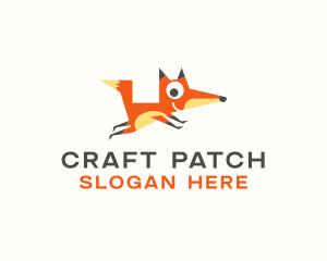 Cute Fox Animal logo design