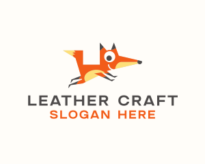 Cute Fox Animal logo design