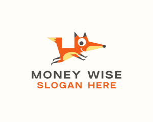 Cute Fox Animal logo design