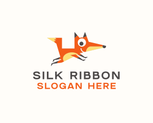 Cute Fox Animal logo design