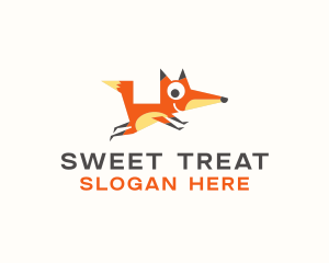 Cute Fox Animal logo design