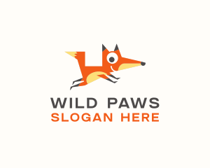 Cute Fox Animal logo
