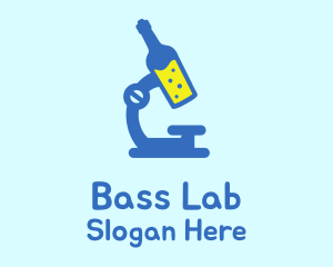 Wine Bottle Lab logo design