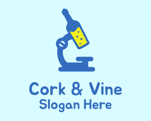 Wine Bottle Lab logo design