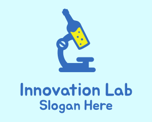 Wine Bottle Lab logo design