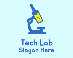 Wine Bottle Lab logo design