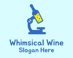 Wine Bottle Lab logo design