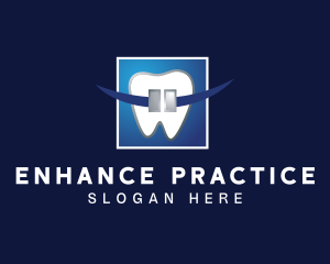 Orthodontics Dental Tooth logo design