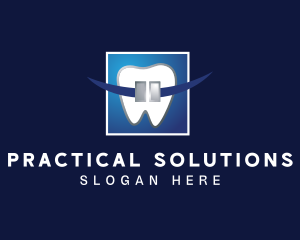 Orthodontics Dental Tooth logo design