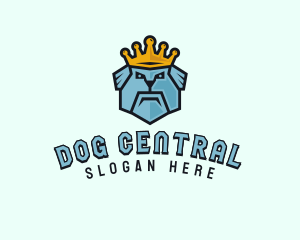 King Dog Crown logo design