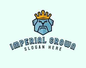 King Dog Crown logo design