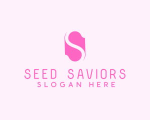 Feminine Boutique Letter S logo design