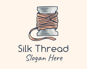 Thread Sewing Spool logo