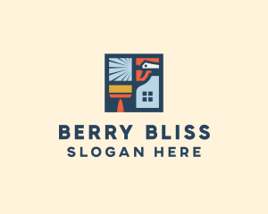 Window Home Cleaning  logo design