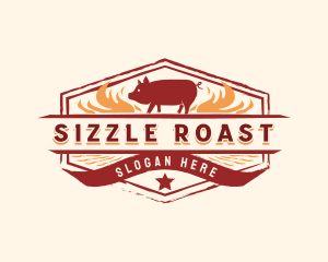 Roast Pig Barbecue logo
