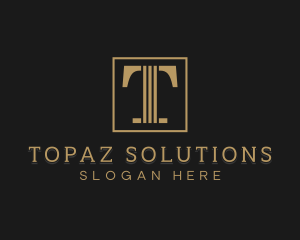 Premium Firm Letter T logo design