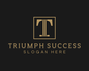 Premium Firm Letter T logo design