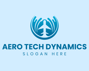 Airplane Flight Aviation logo design