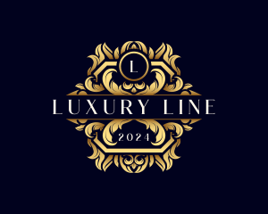 Luxury Ornament Wreath logo design