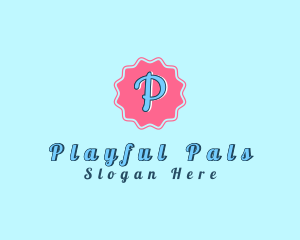 Playful Seal Stamp logo design