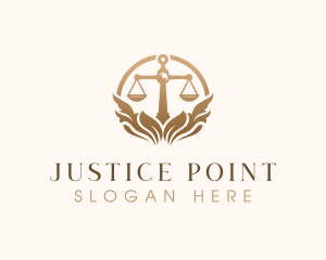 Elegant Justice Scale logo