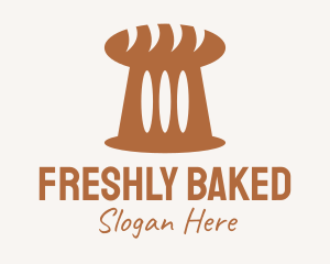 Brown Loaf Bread logo design