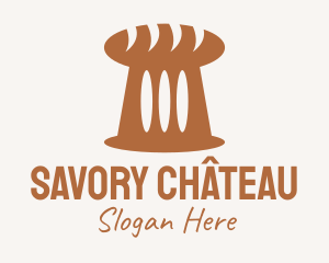 Brown Loaf Bread logo design