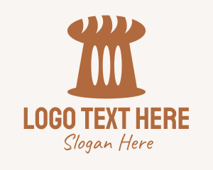 Sourdough - Brown Loaf Bread logo design