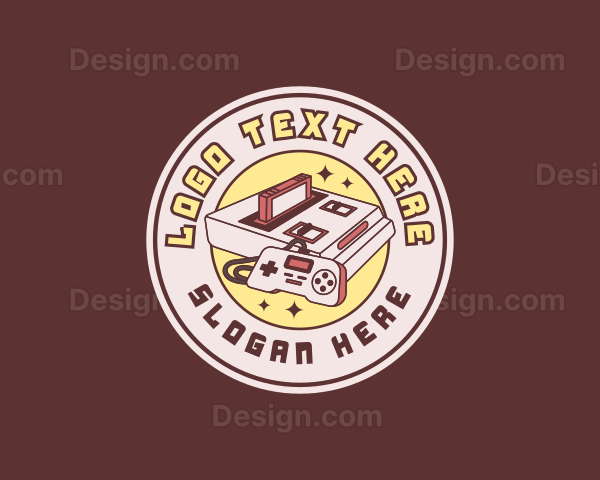 Retro Game Console Logo