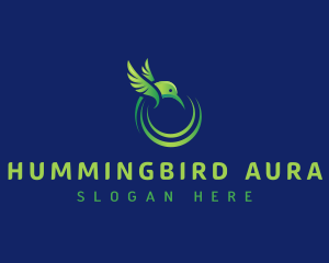 Bird Wings Hummingbird logo