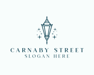 Street Lantern Lamp logo design