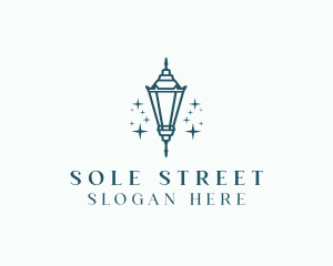 Street Lantern Lamp logo design