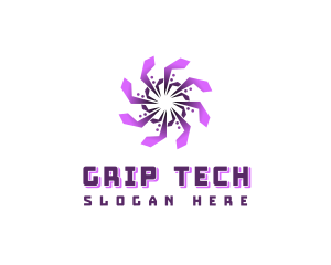 Artificial Intelligence Tech logo design