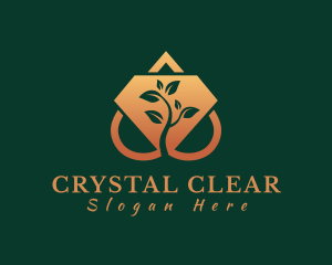 Elegant Crystal Nature, logo design