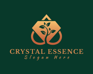 Elegant Crystal Nature, logo design