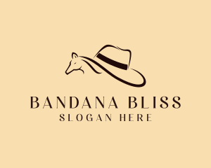 Horse Cowboy Hat logo