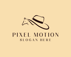 Horse Cowboy Hat logo design