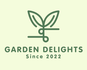 Horticulture Seedling Plant logo design