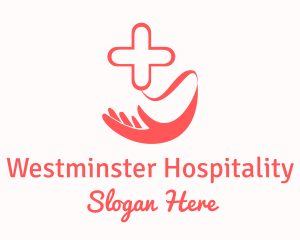 Hospital Charity Cross logo design