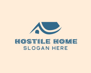 Home Roofing Window logo design