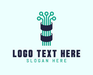 Network Wiring Circuitry logo