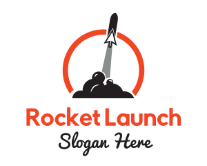 Cursor Rocket Launch logo